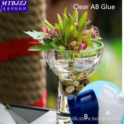 Two Components Liquid Epoxy Resin AB Glue for Dew Drops of Clear Gel Products